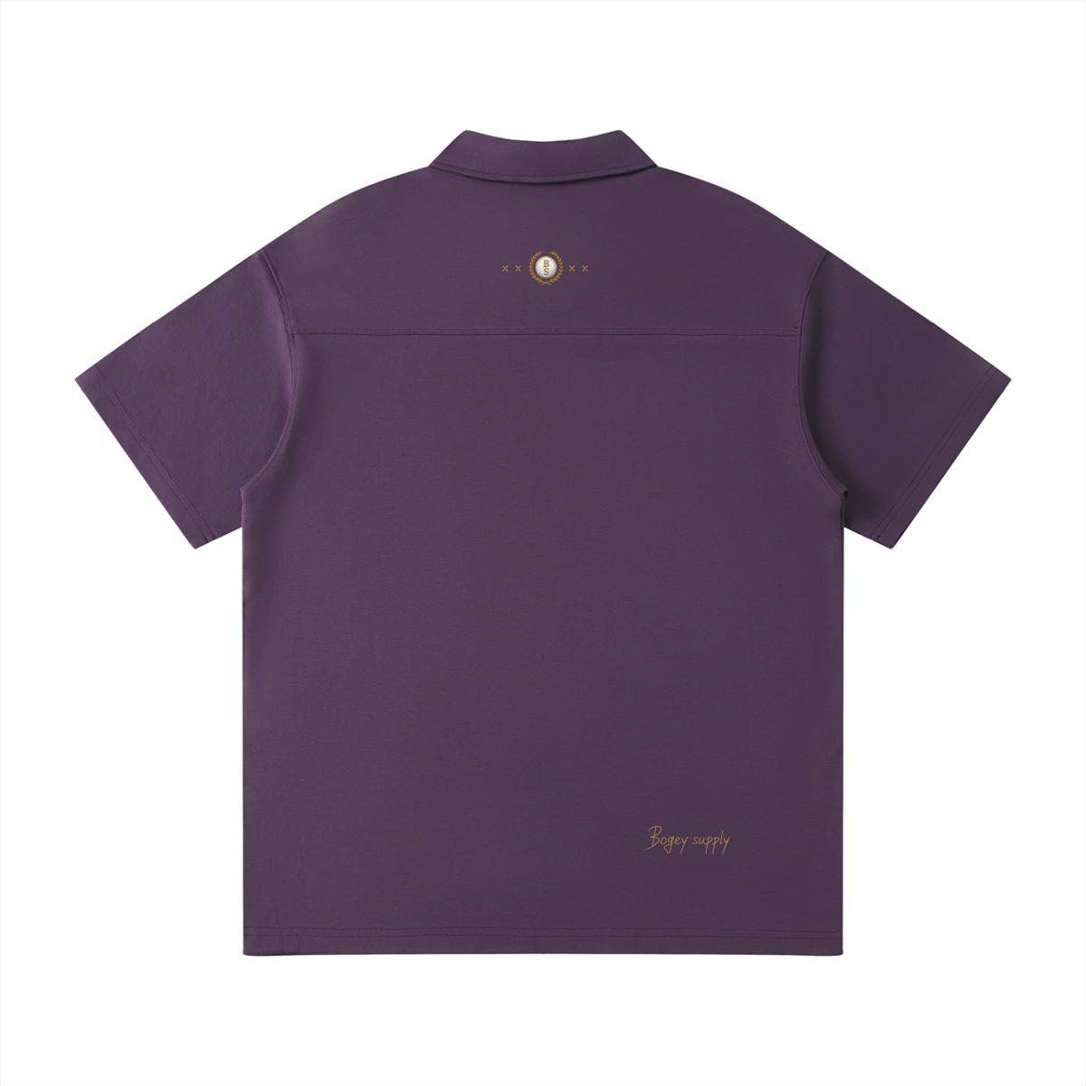 Bogey Cotten Quarter-Zip Polo Shirt