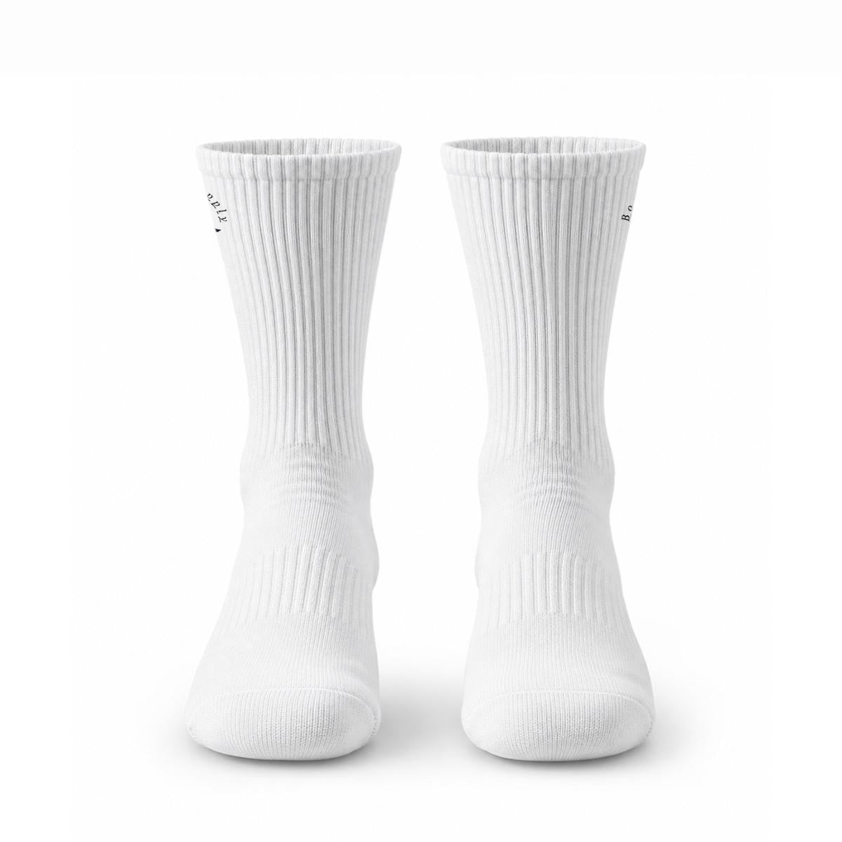 Embroidery Sports Cotton Crew Socks|Cotton