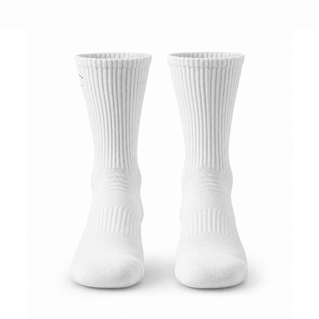 Birdie Embroidery Sports Cotton Crew Socks