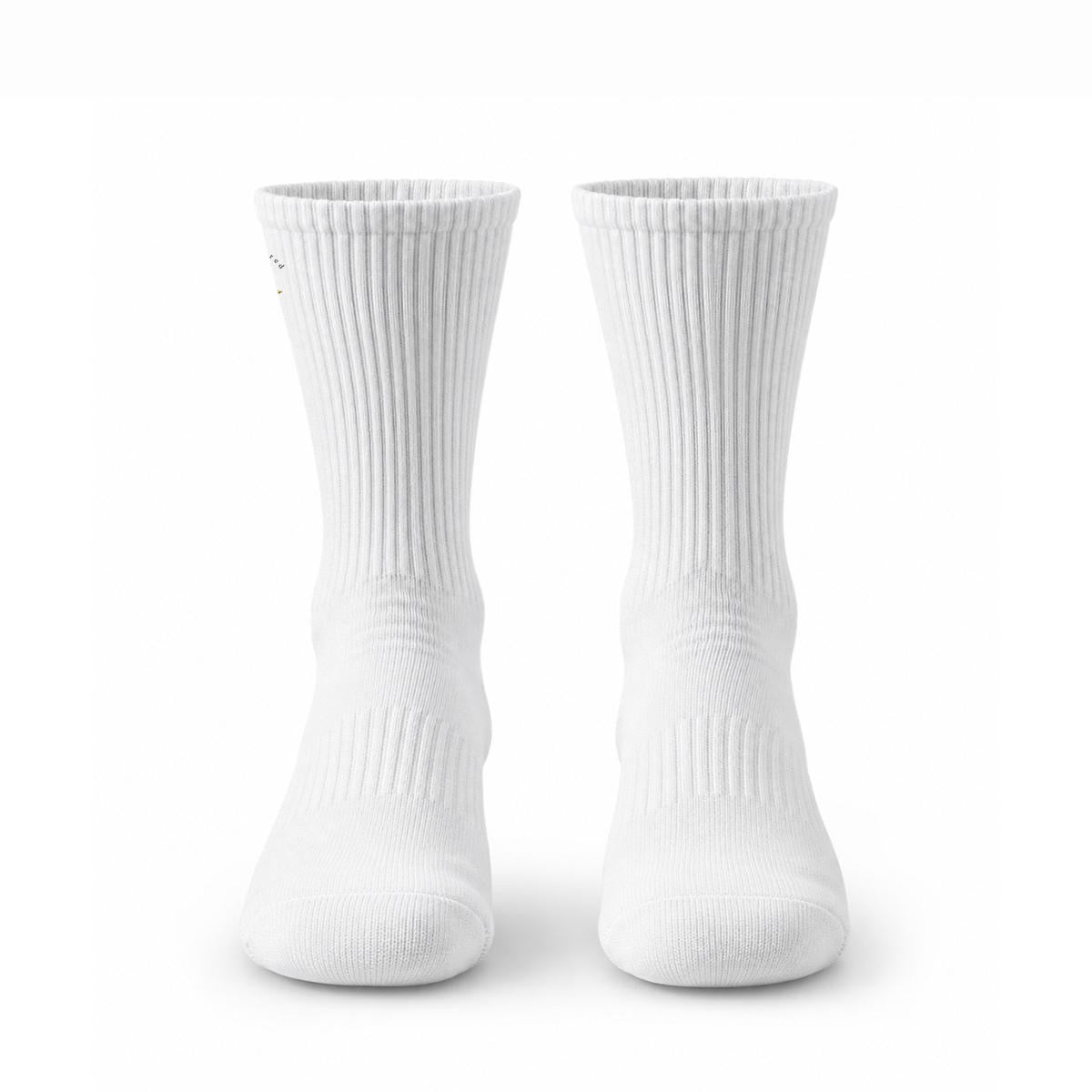 Birdie Embroidery Sports Cotton Crew Socks