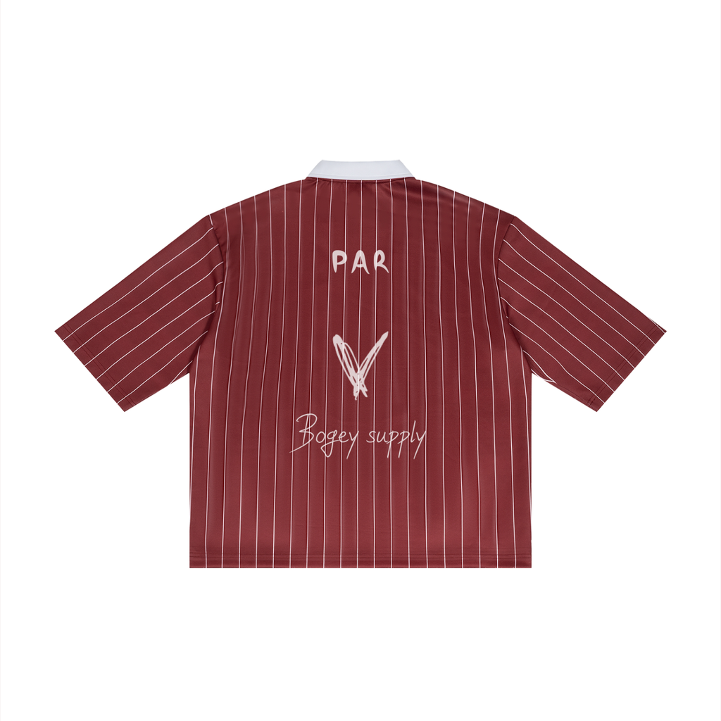 Unisex Pinstripe Collared Soccer Jersey