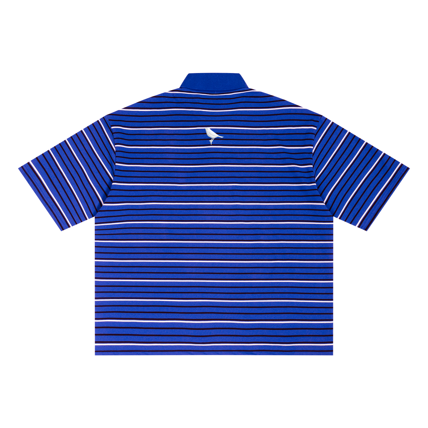 Striped Bogey Collared Polo Shirt