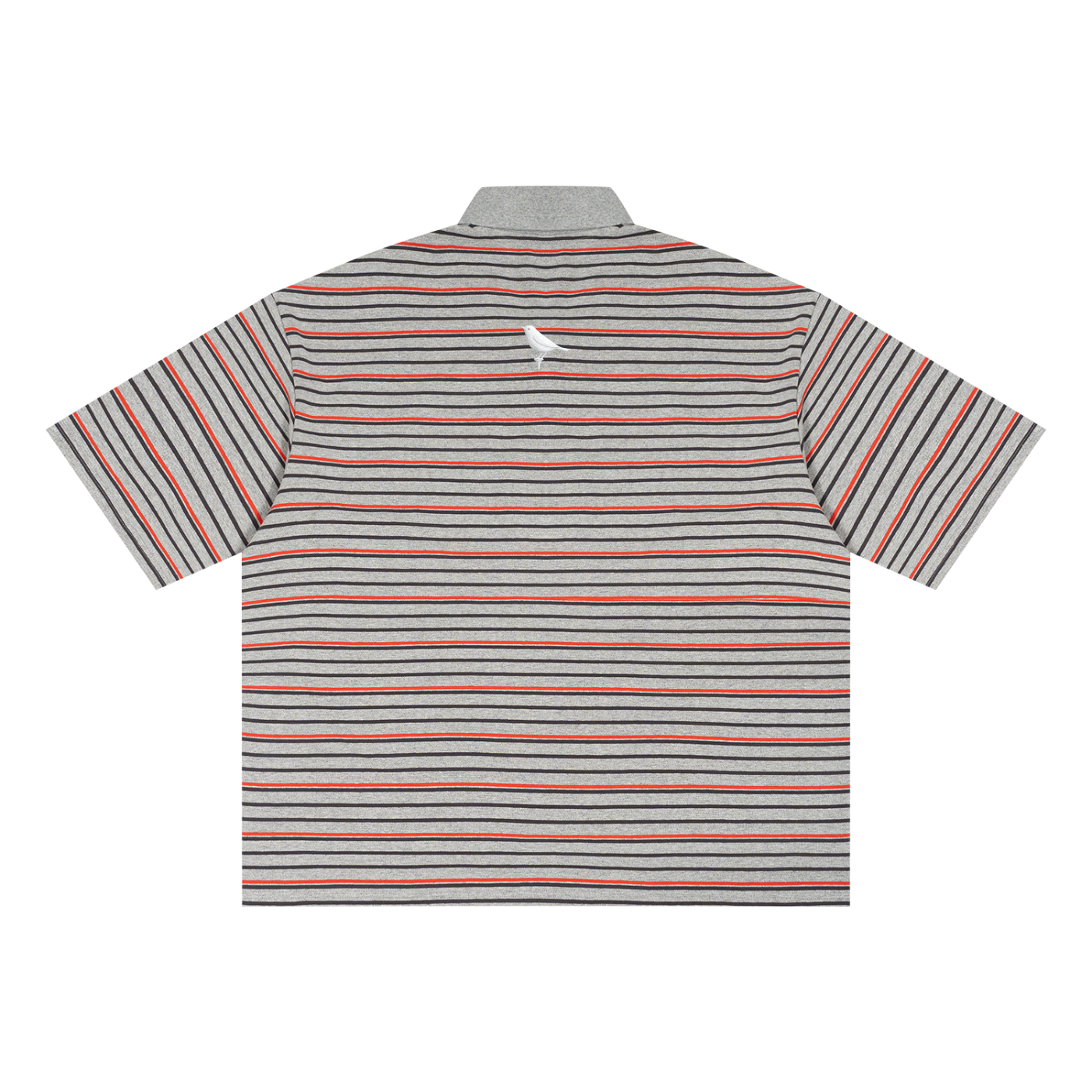 Striped Bogey Collared Polo Shirt