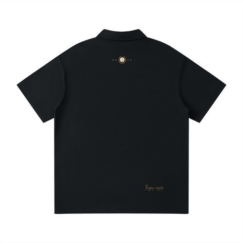 Bogey Cotten Quarter-Zip Polo Shirt