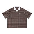 Bogey Plaid Color Block Polo Shirt