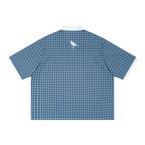 Bogey Plaid Color Block Polo Shirt