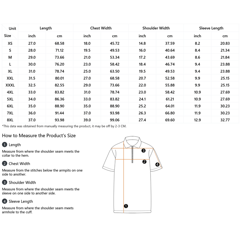 All-Over Print Men's Polo Shirt Golf Jersey-Mi Tong Mesh 140 GSM
